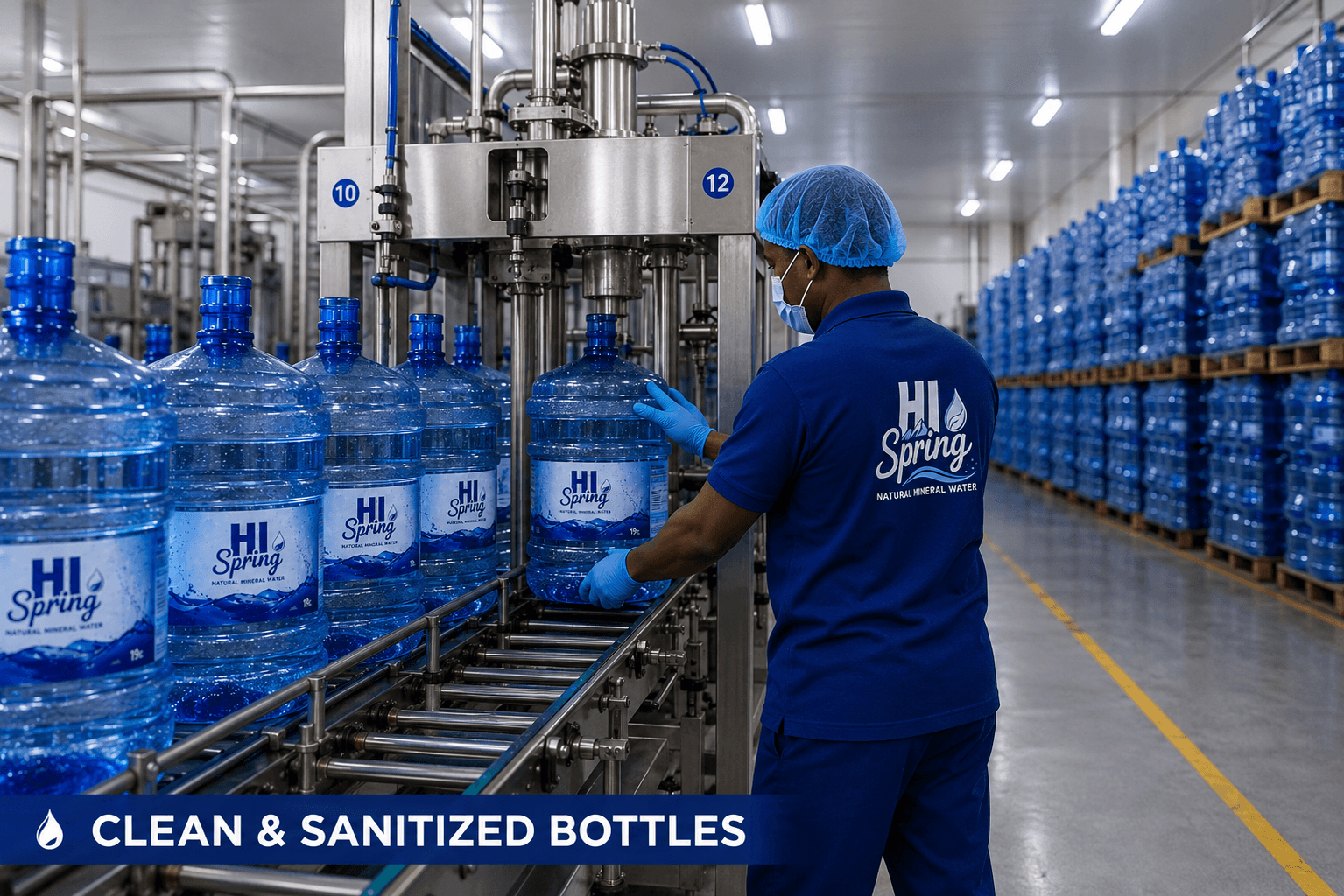 Clean & Sanitized Bottles