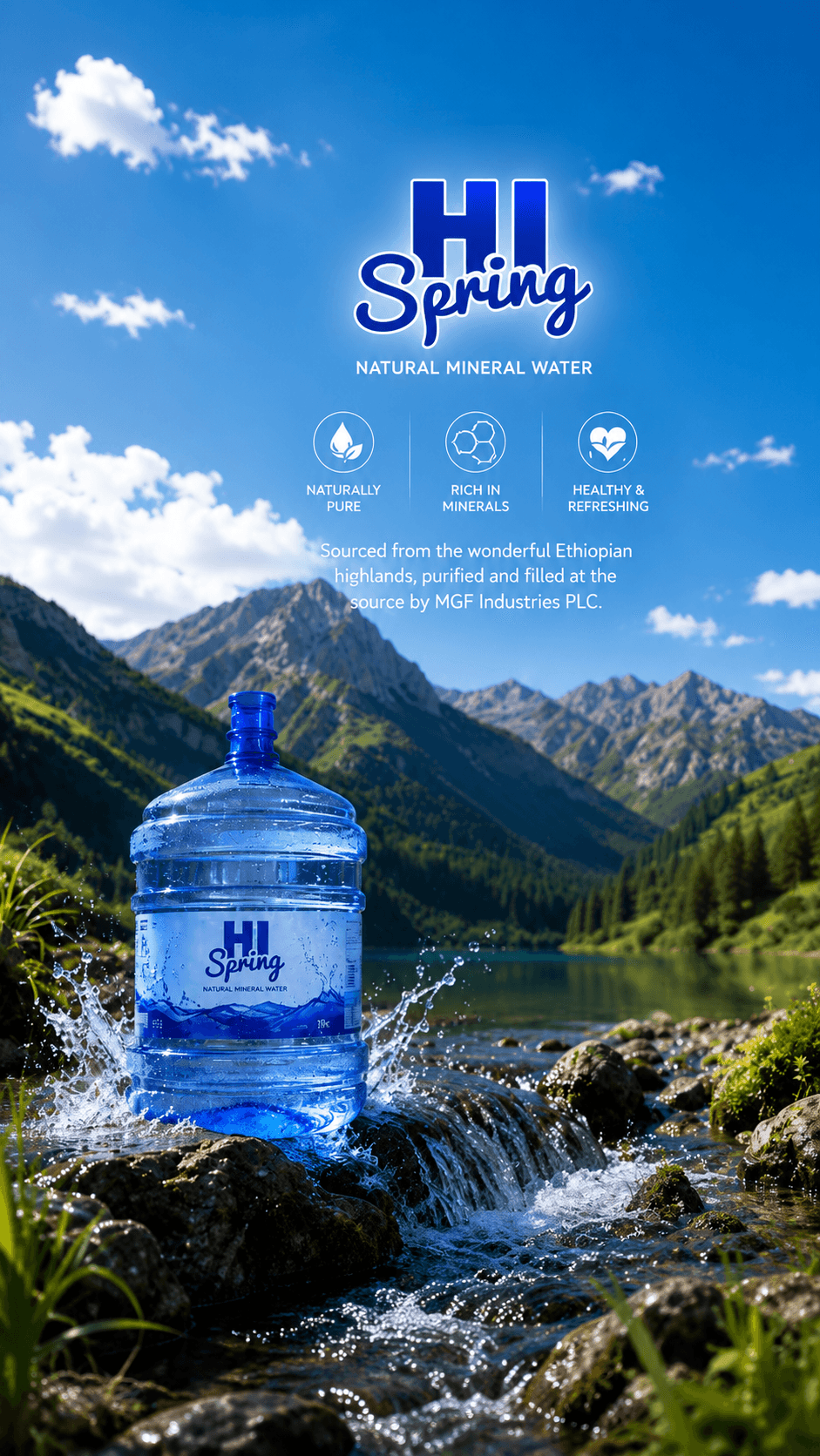 Hi Spring 19L Water